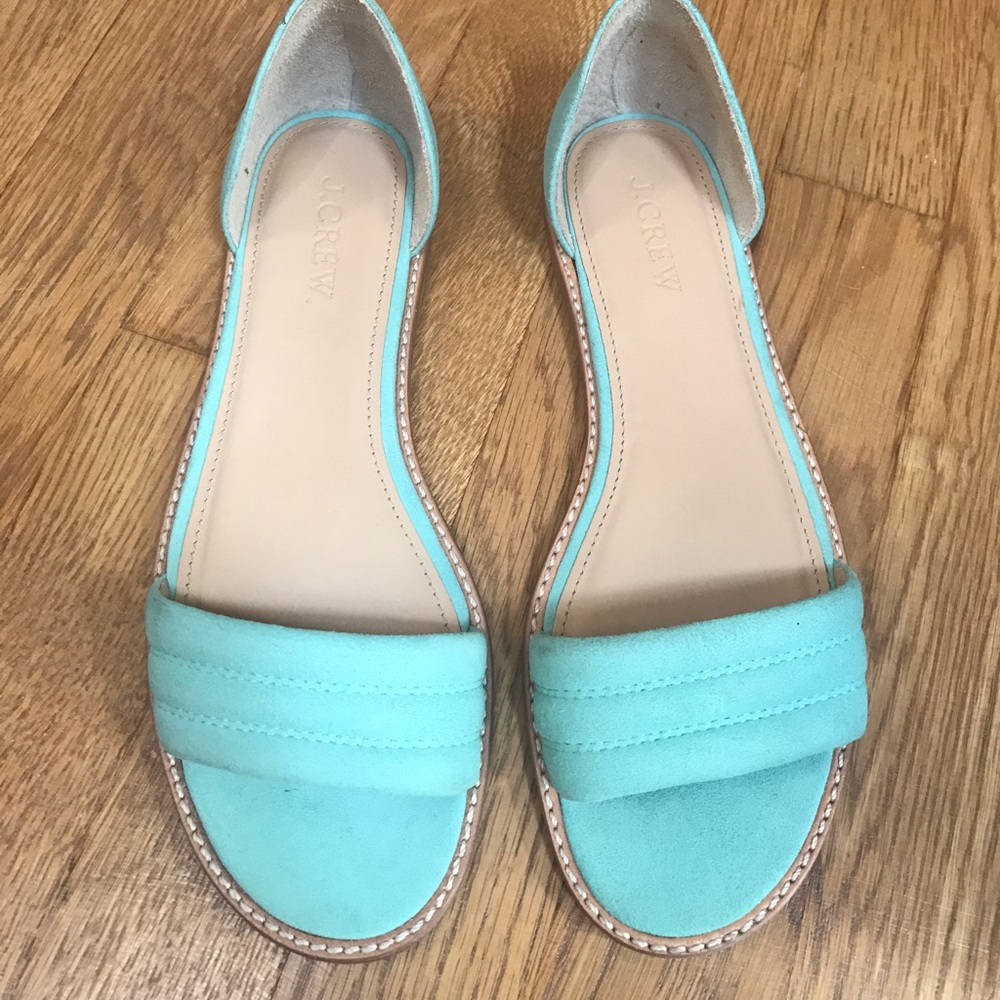 J. Crew Hayes Suede Sandals- Size 6- Brand New w/ Box